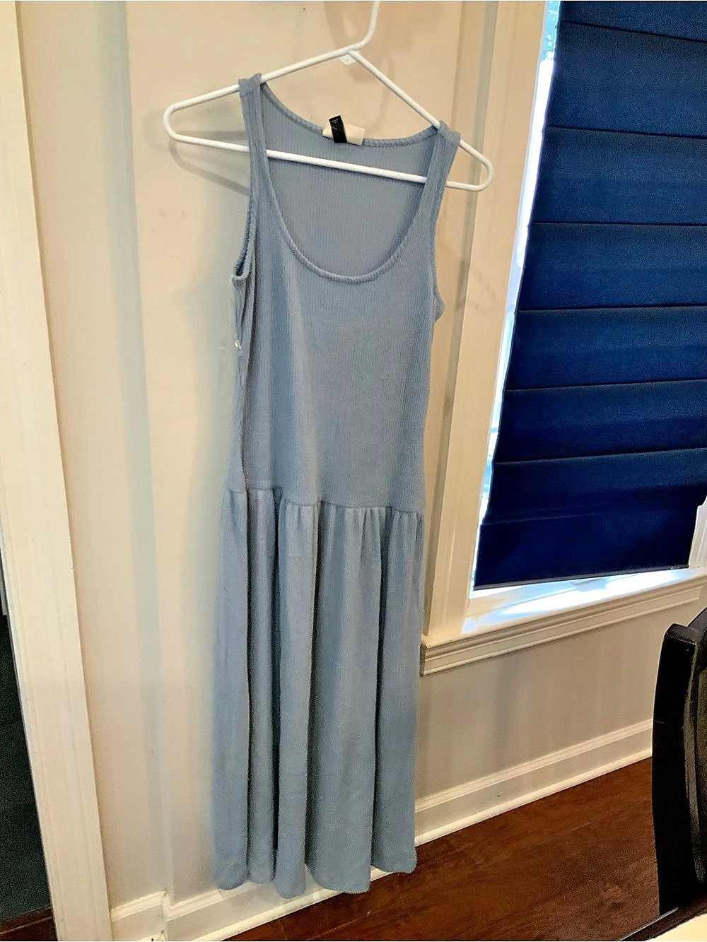 Universal threads Ribbed Maxi Dress in Blue Size XS NWT sku 3371